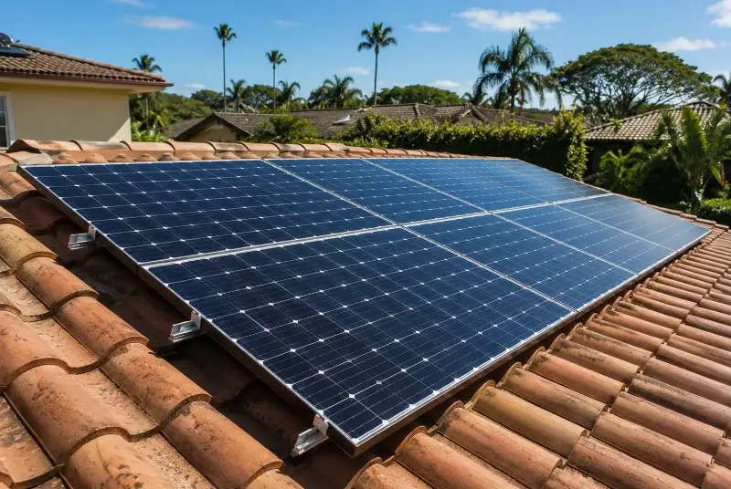 Installation de panneaux solaires à Camoël
